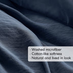 Parure de couette bohème douce et plissée Chelsea Square Evans