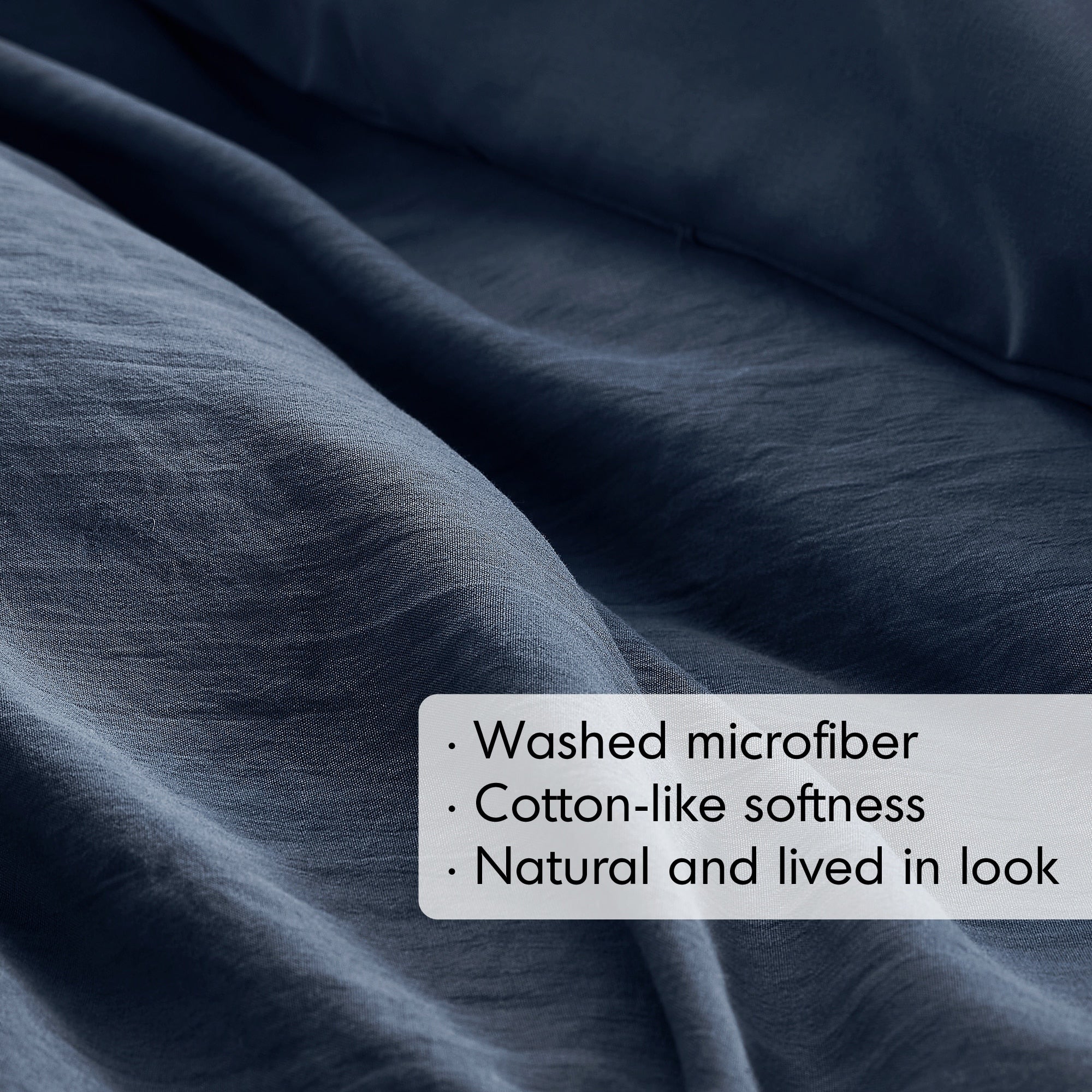 Parure de couette bohème douce et plissée Chelsea Square Evans