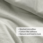 Parure de couette bohème douce et plissée Chelsea Square Evans