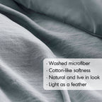 Parure de couette bohème douce et plissée Chelsea Square Evans