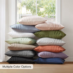 Parure de couette bohème douce et plissée Chelsea Square Evans