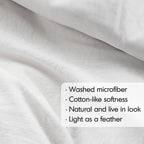 Parure de couette bohème douce et plissée Chelsea Square Evans