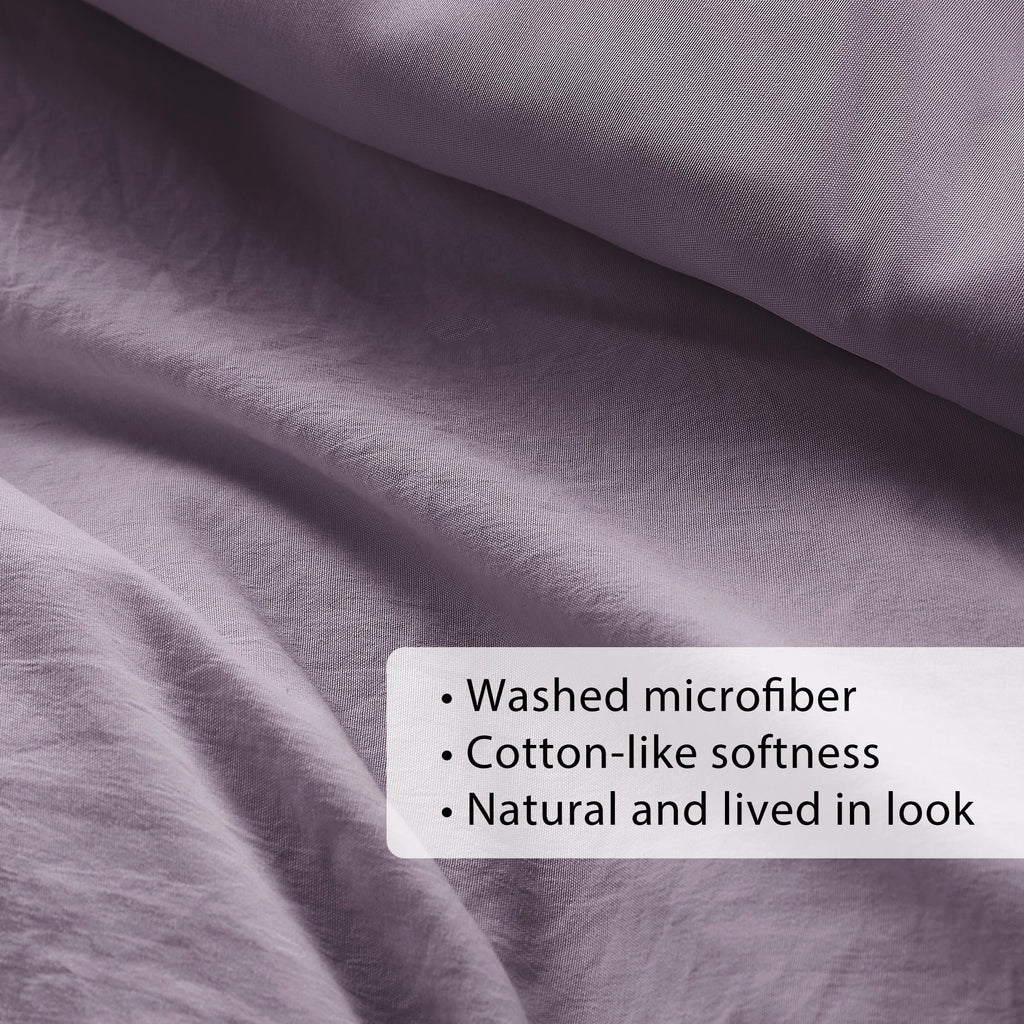 Parure de couette bohème douce et plissée Chelsea Square Evans