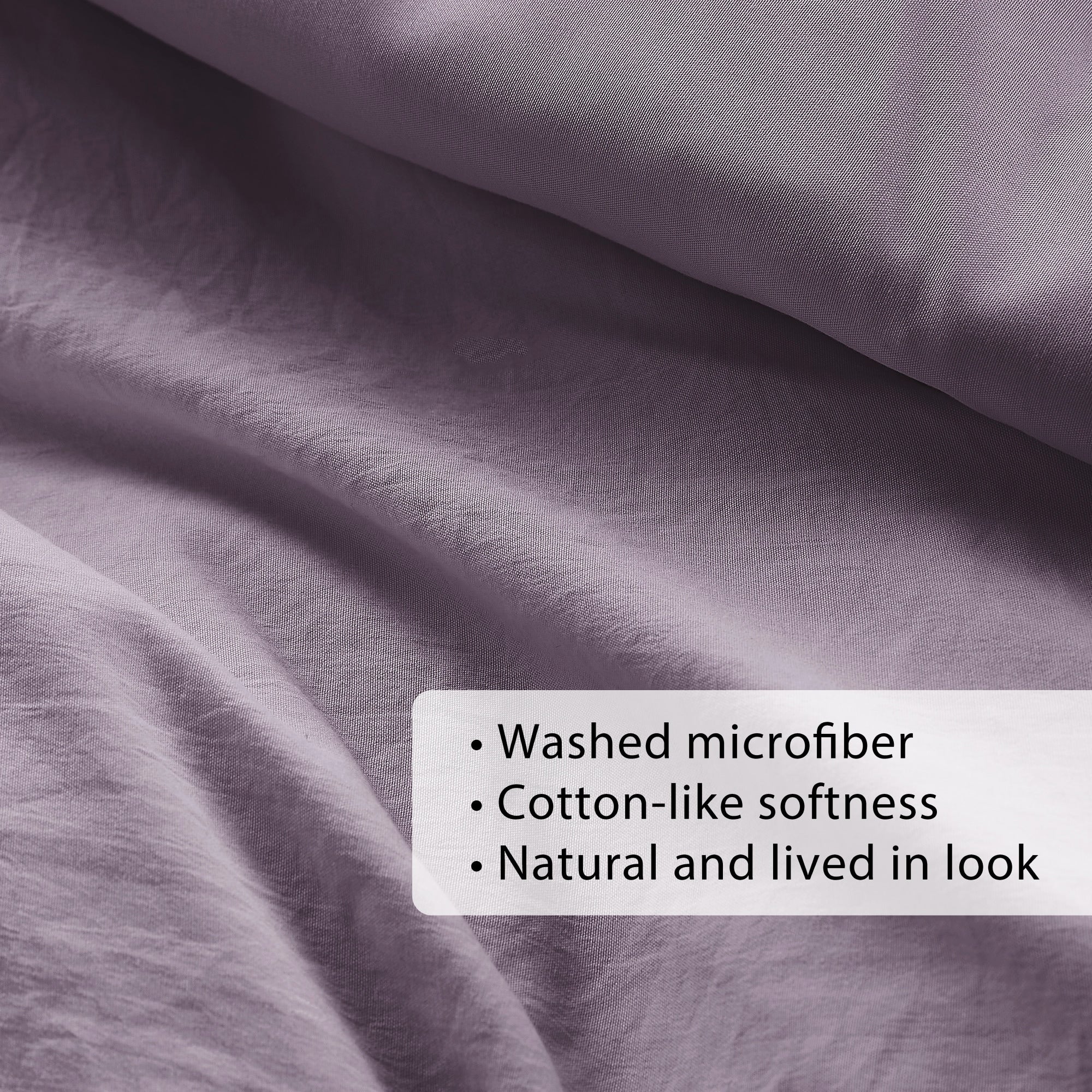 Parure de couette bohème douce et plissée Chelsea Square Evans