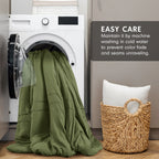 Parure de couette bohème douce et plissée Chelsea Square Evans