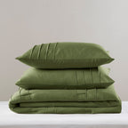 Parure de couette bohème douce et plissée Chelsea Square Evans