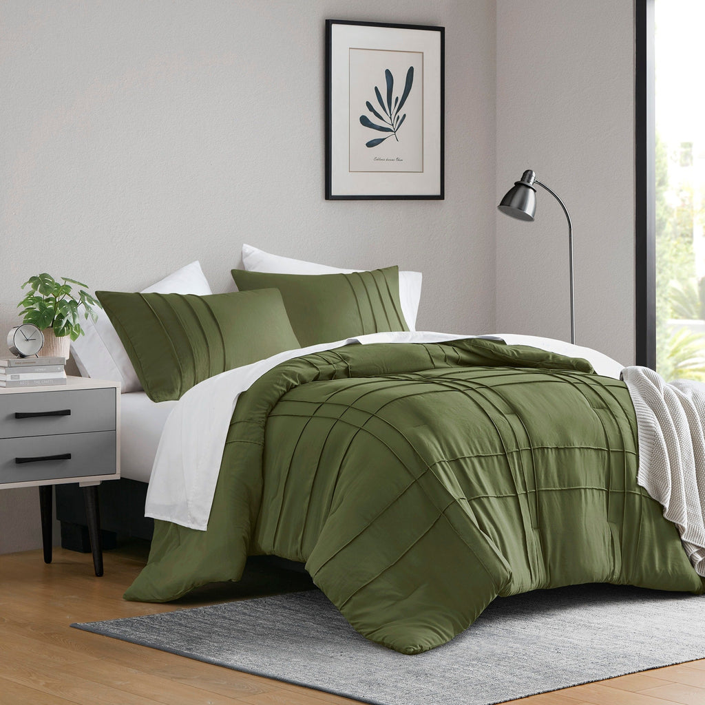 Parure de couette bohème douce et plissée Chelsea Square Evans