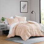 Parure de lit style bohème plissée Chelsea Square Evans Pinch