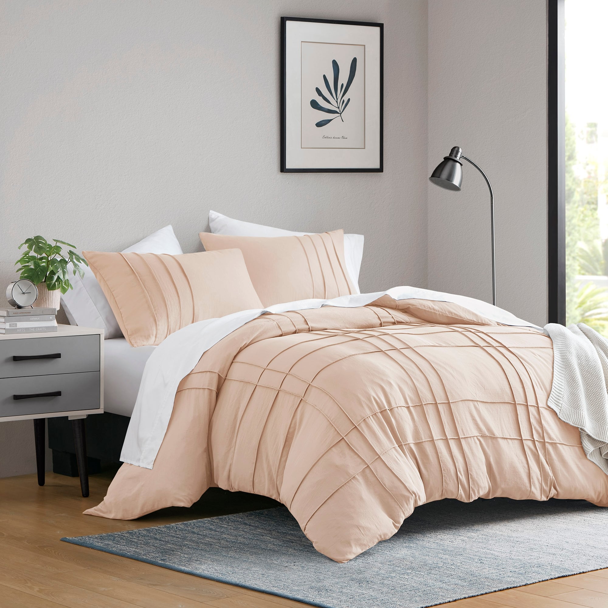 Parure de lit style bohème plissée Chelsea Square Evans Pinch