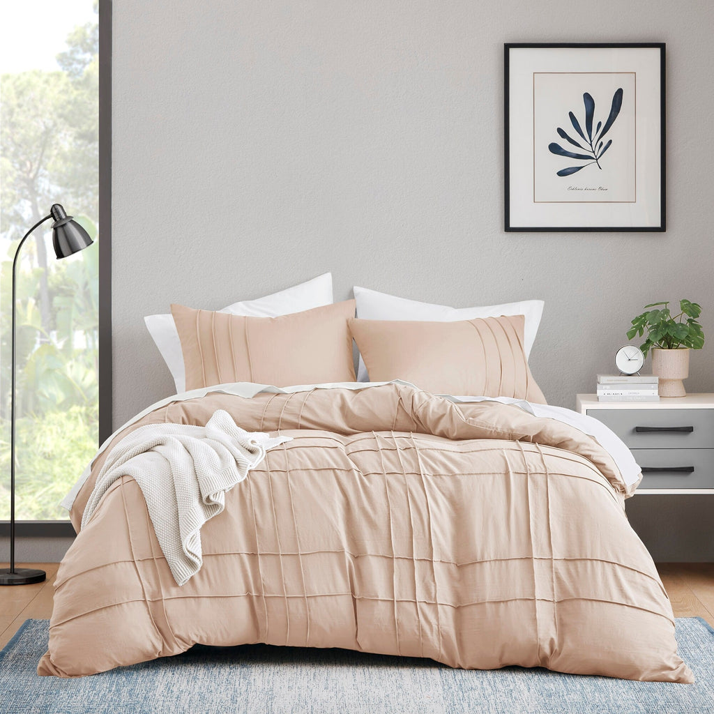 Parure de lit style bohème plissée Chelsea Square Evans Pinch