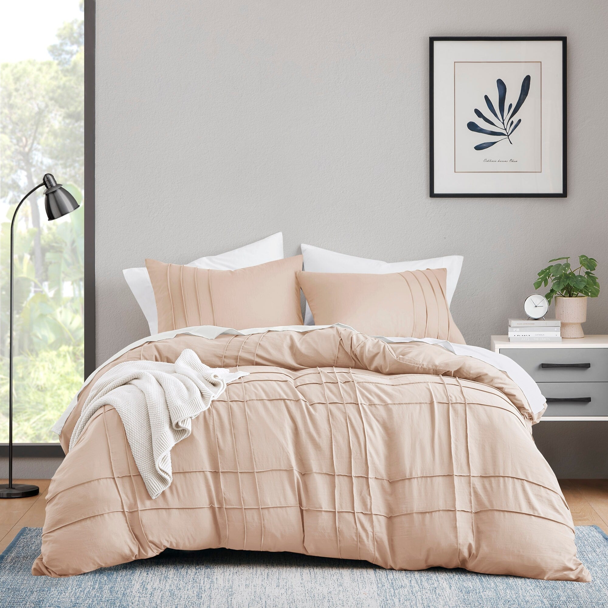 Parure de lit style bohème plissée Chelsea Square Evans Pinch