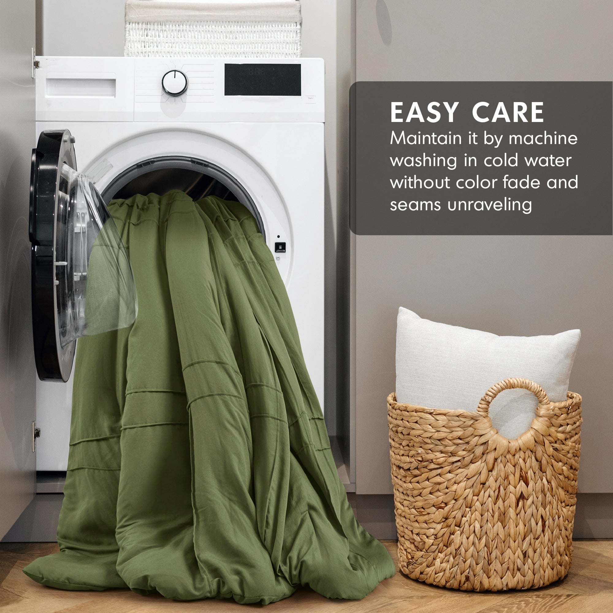 Parure de lit style bohème plissée Chelsea Square Evans Pinch