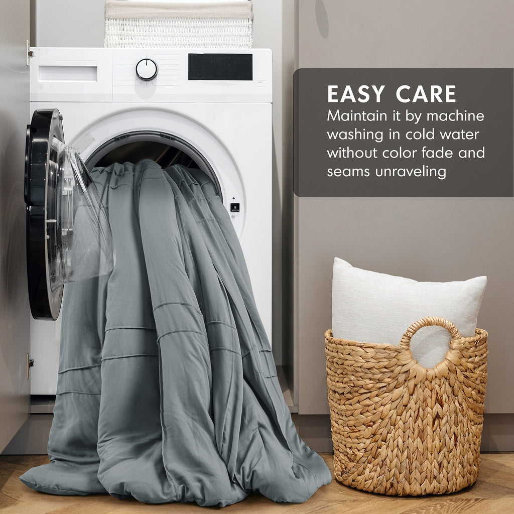 Parure de lit style bohème plissée Chelsea Square Evans Pinch