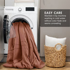 Parure de lit style bohème plissée Chelsea Square Evans Pinch