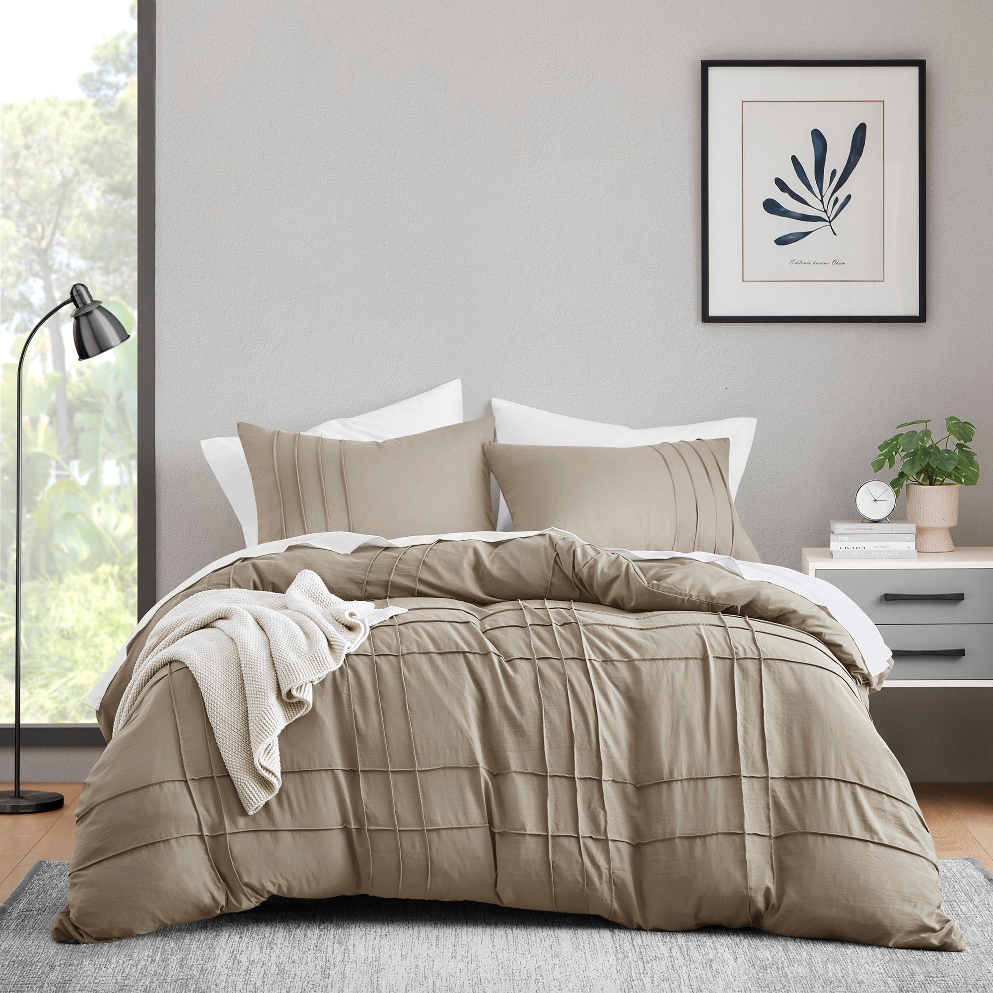 Parure de lit style bohème plissée Chelsea Square Evans Pinch