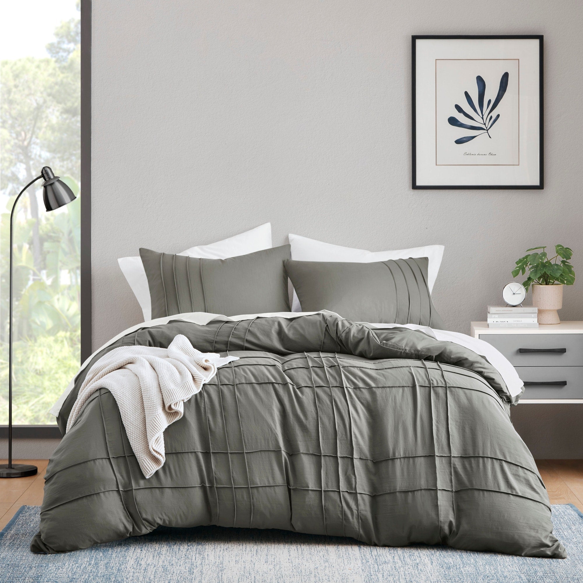 Parure de lit style bohème plissée Chelsea Square Evans Pinch