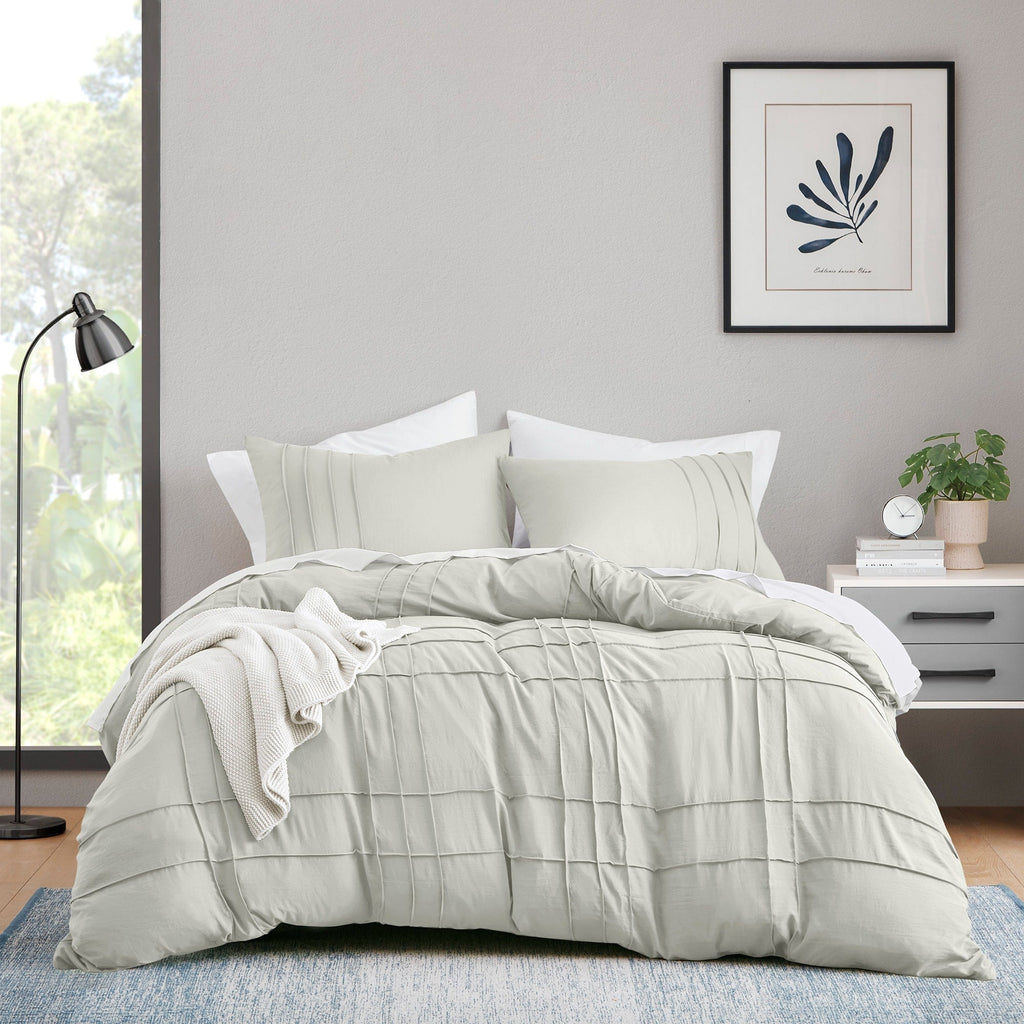 Parure de lit style bohème plissée Chelsea Square Evans Pinch