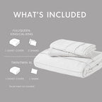 Parure de lit style bohème plissée Chelsea Square Evans Pinch