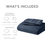 Parure de lit style bohème plissée Chelsea Square Evans Pinch