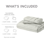 Parure de lit style bohème plissée Chelsea Square Evans Pinch