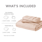 Parure de lit style bohème plissée Chelsea Square Evans Pinch