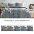 Parure de lit style bohème plissée Chelsea Square Evans Pinch