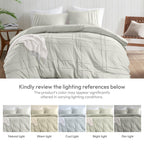 Parure de lit style bohème plissée Chelsea Square Evans Pinch