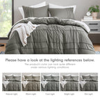 Parure de lit style bohème plissée Chelsea Square Evans Pinch