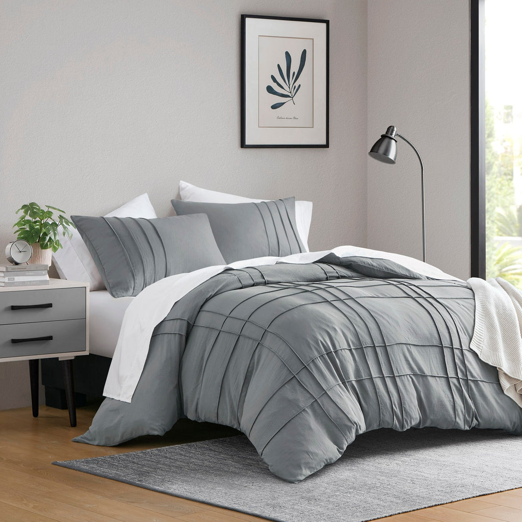 Parure de lit style bohème plissée Chelsea Square Evans Pinch