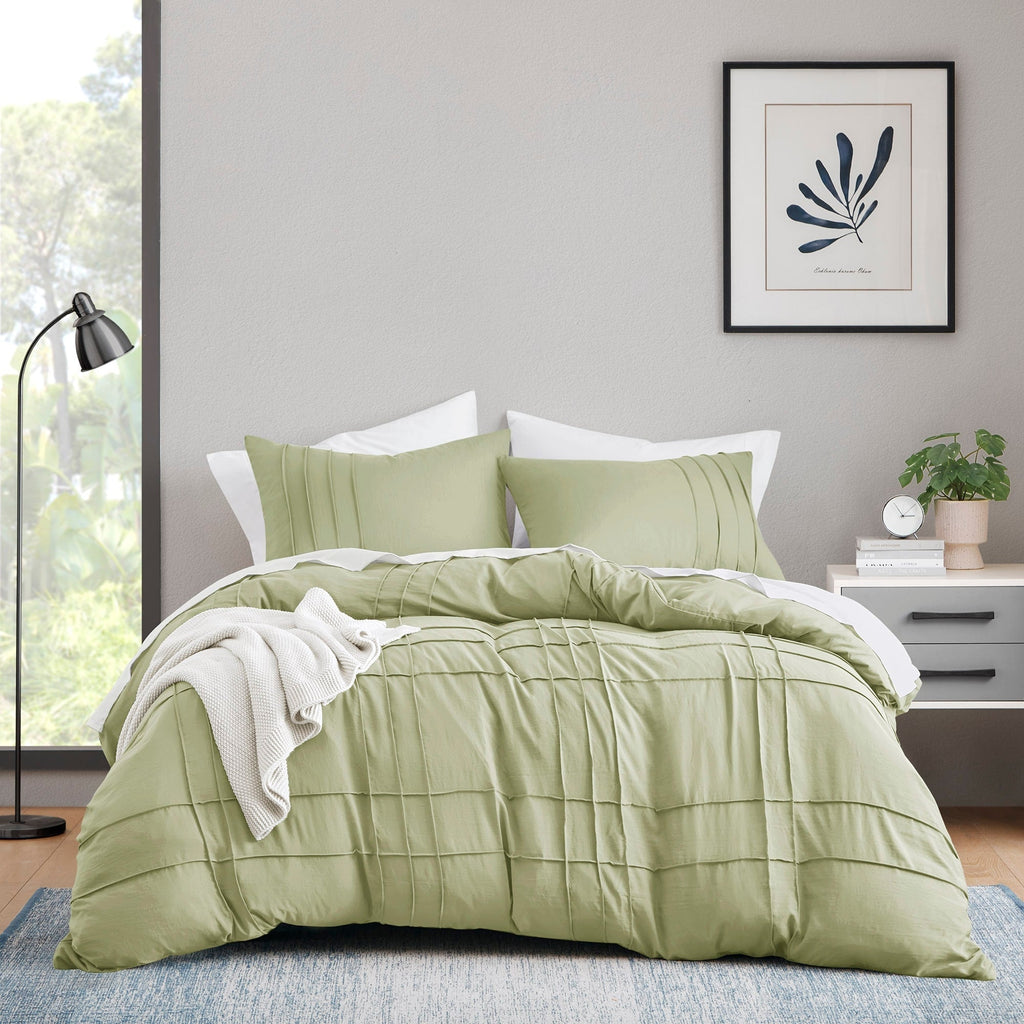 Parure de lit style bohème plissée Chelsea Square Evans Pinch