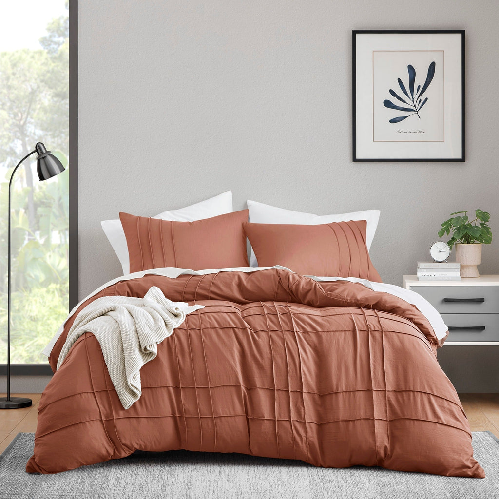 Parure de lit style bohème plissée Chelsea Square Evans Pinch