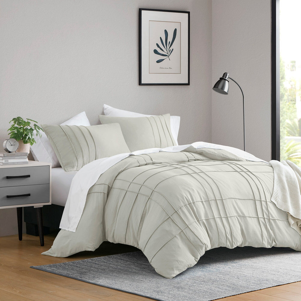 Parure de lit style bohème plissée Chelsea Square Evans Pinch