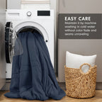 Parure de lit style bohème plissée Chelsea Square Evans Pinch