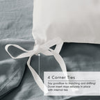 Parure de lit style bohème plissée Chelsea Square Evans Pinch