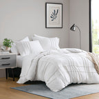 Parure de lit style bohème plissée Chelsea Square Evans Pinch