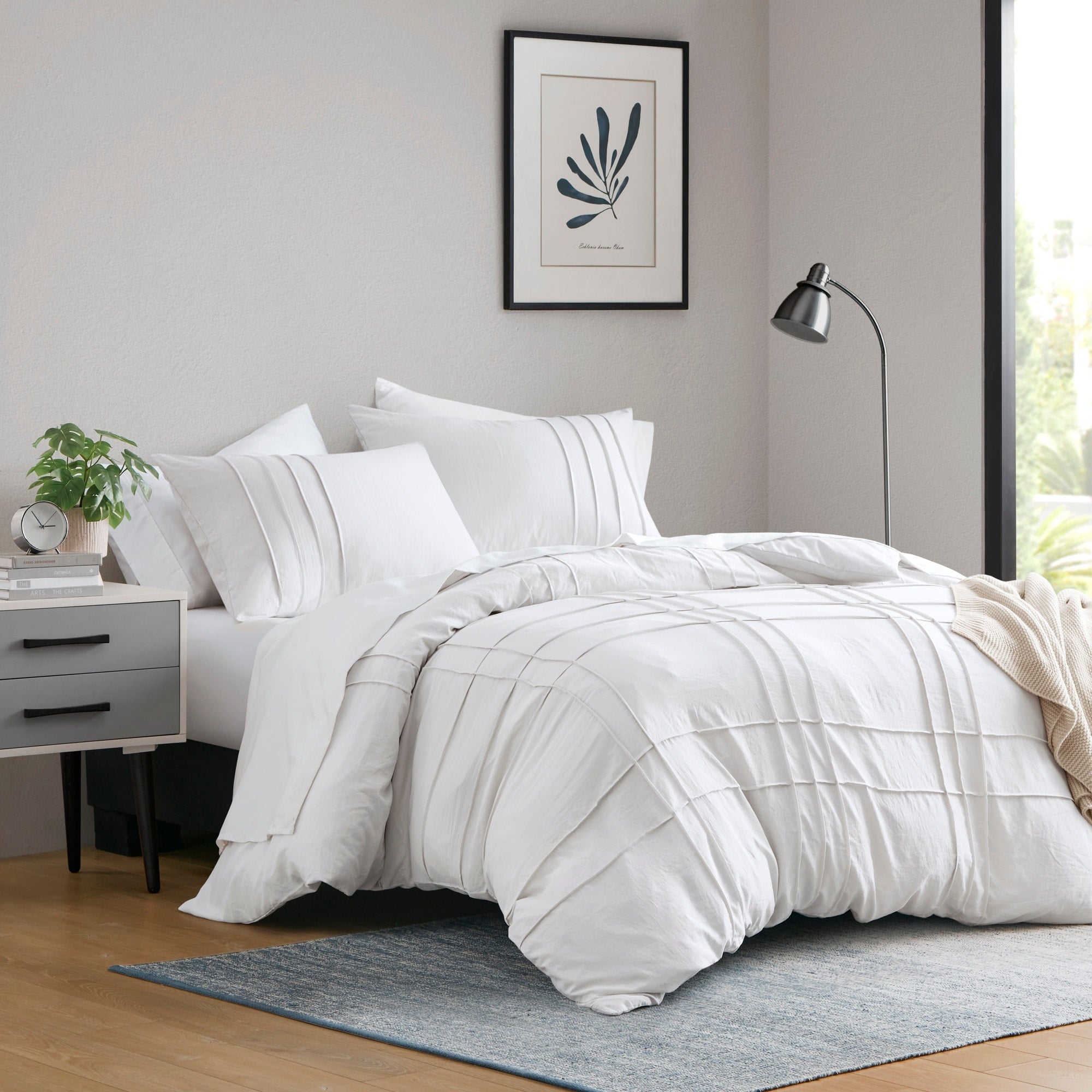 Parure de lit style bohème plissée Chelsea Square Evans Pinch