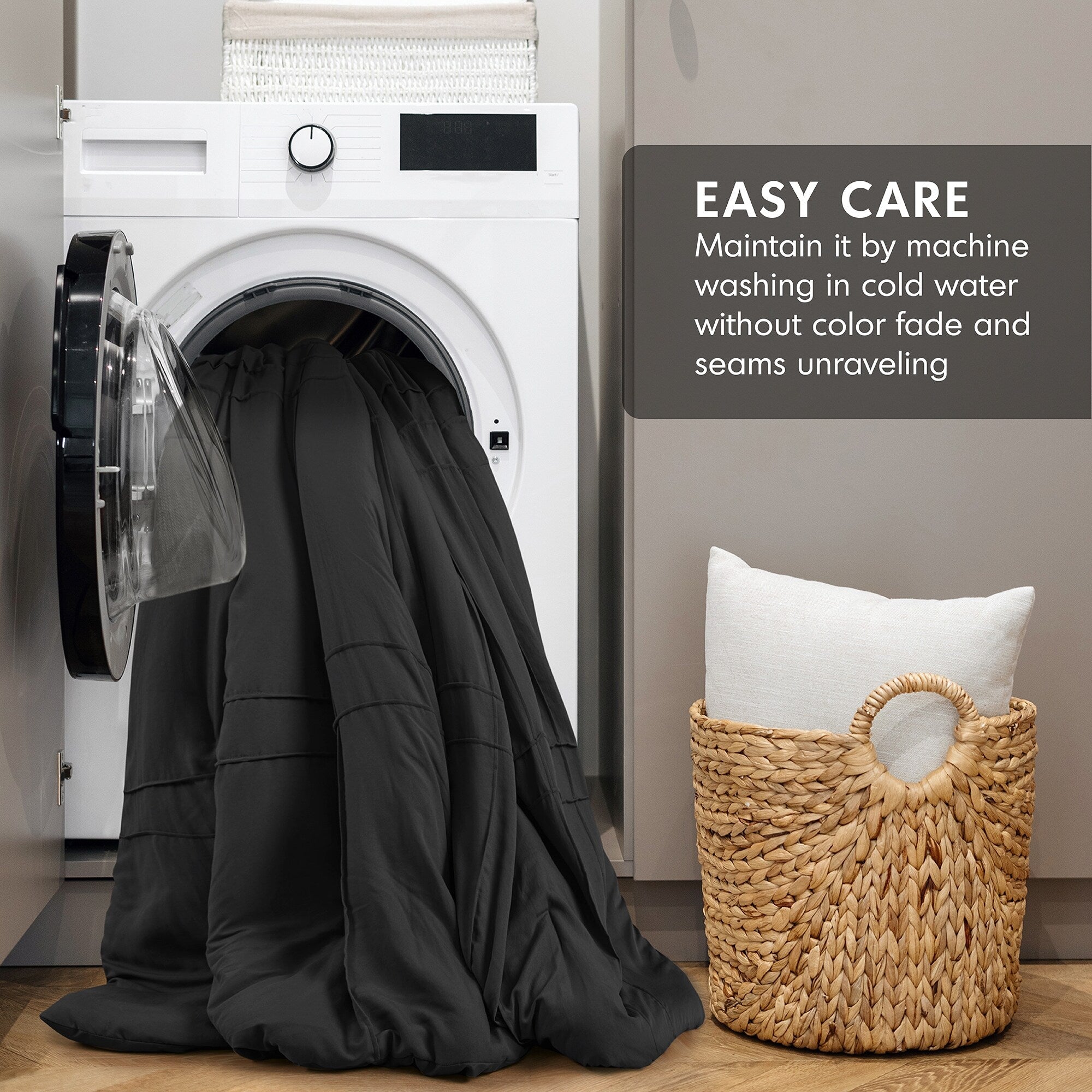 Parure de lit style bohème plissée Chelsea Square Evans Pinch