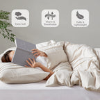 Parure de lit style bohème plissée Chelsea Square Evans Pinch