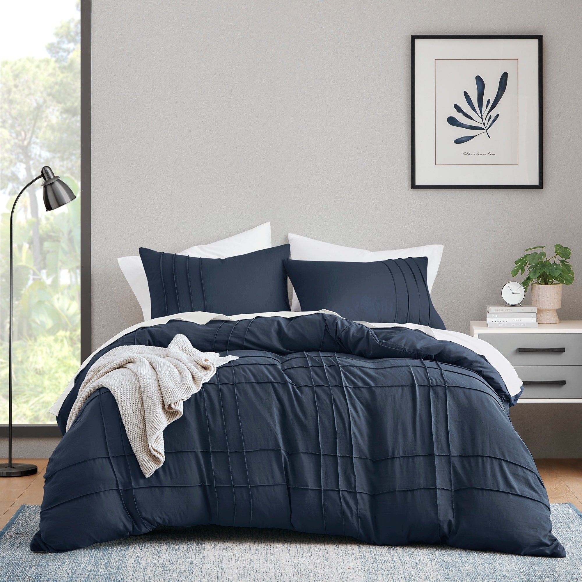 Parure de lit style bohème plissée Chelsea Square Evans Pinch