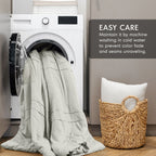 Parure de lit style bohème plissée Chelsea Square Evans Pinch