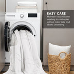 Parure de lit style bohème plissée Chelsea Square Evans Pinch