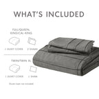 Parure de lit style bohème plissée Chelsea Square Evans Pinch