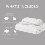 Parure de lit style bohème plissée Chelsea Square Evans Pinch