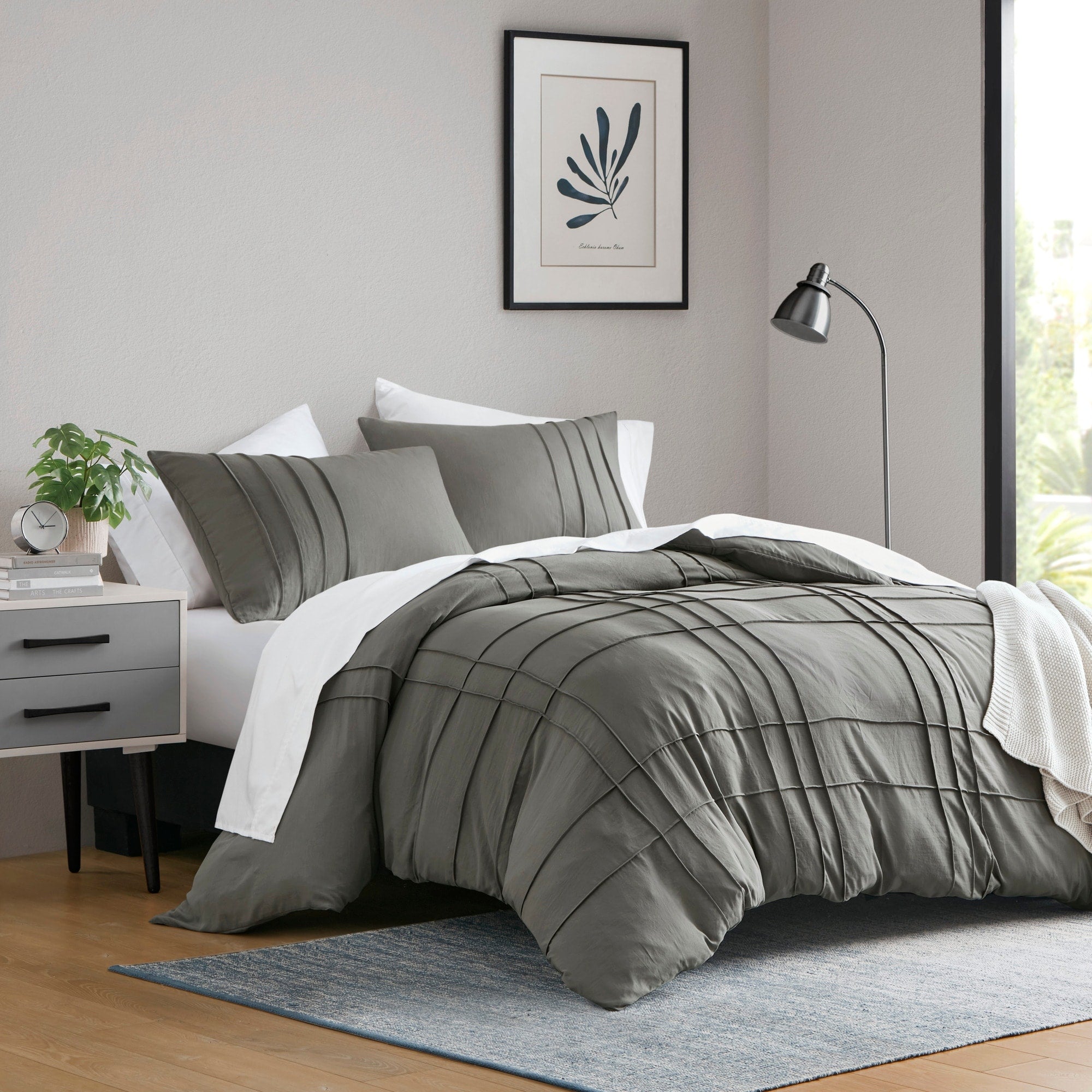 Parure de lit style bohème plissée Chelsea Square Evans Pinch