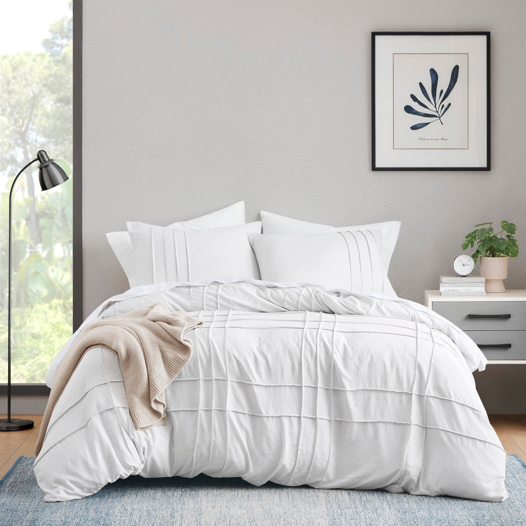 Parure de lit style bohème plissée Chelsea Square Evans Pinch