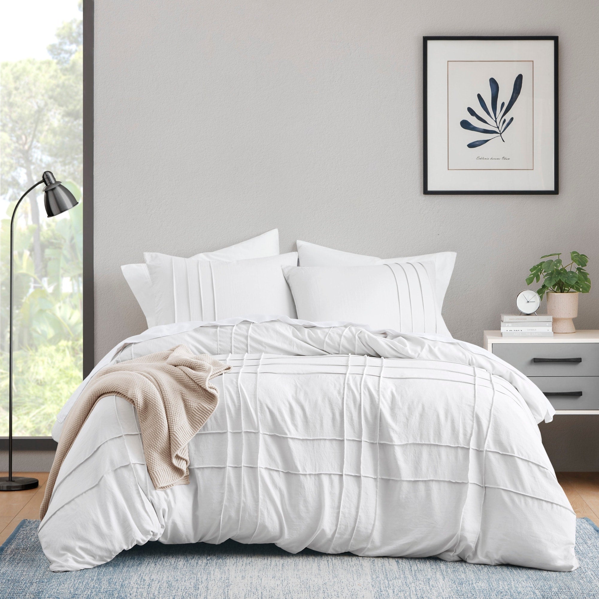 Parure de lit style bohème plissée Chelsea Square Evans Pinch