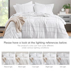 Parure de lit style bohème plissée Chelsea Square Evans Pinch