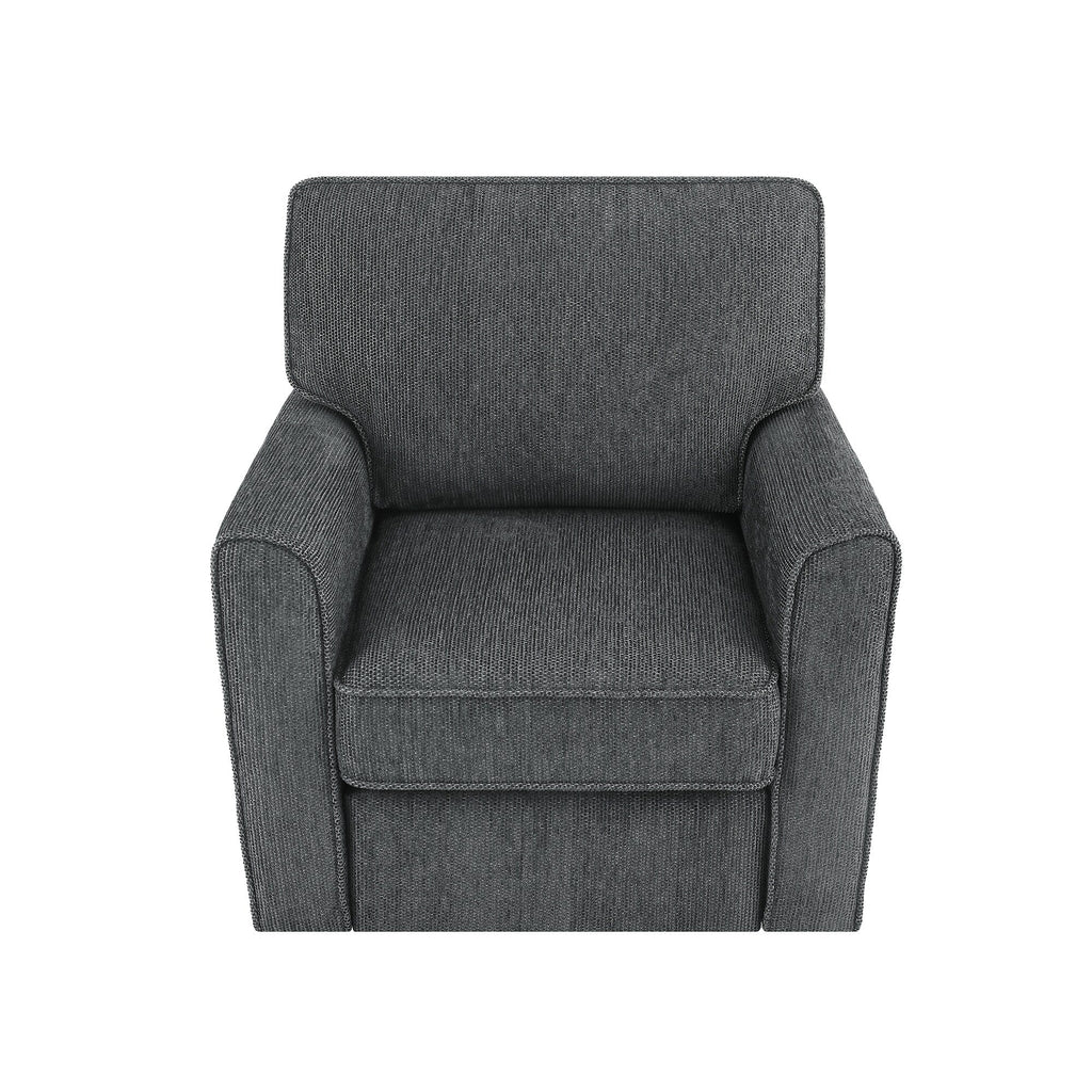 Fauteuil pivotant à 360° en chenille, fauteuil moderne avec poches latérales, fauteuil pivotant, fauteuil inclinable ergonomique pour chambre à coucher