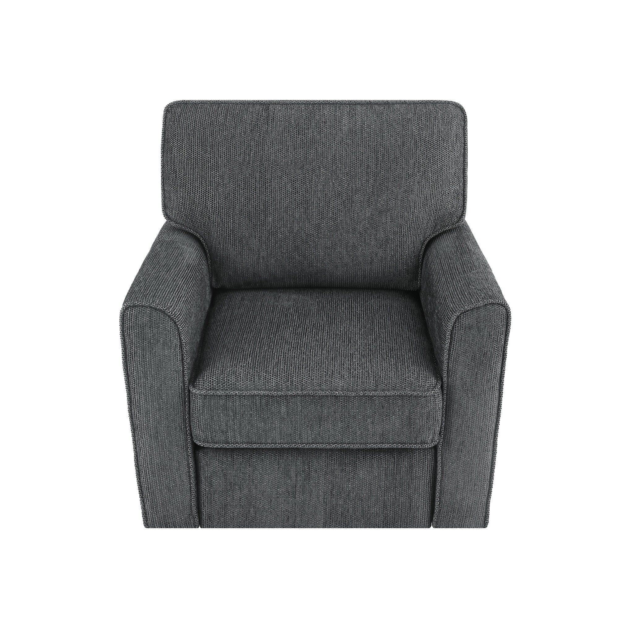 Fauteuil pivotant à 360° en chenille, fauteuil moderne avec poches latérales, fauteuil pivotant, fauteuil inclinable ergonomique pour chambre à coucher