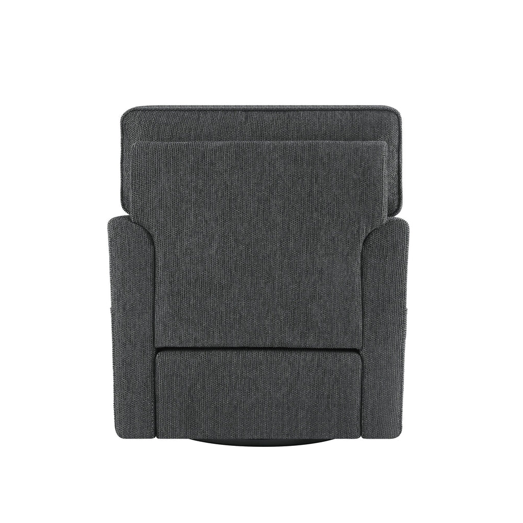 Fauteuil pivotant à 360° en chenille, fauteuil moderne avec poches latérales, fauteuil pivotant, fauteuil inclinable ergonomique pour chambre à coucher